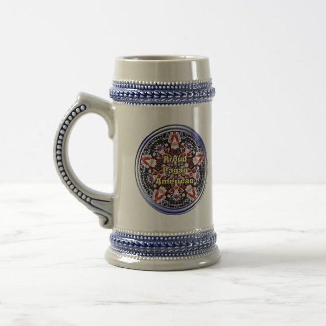 Pagan Patriot Beer Stein (Left)