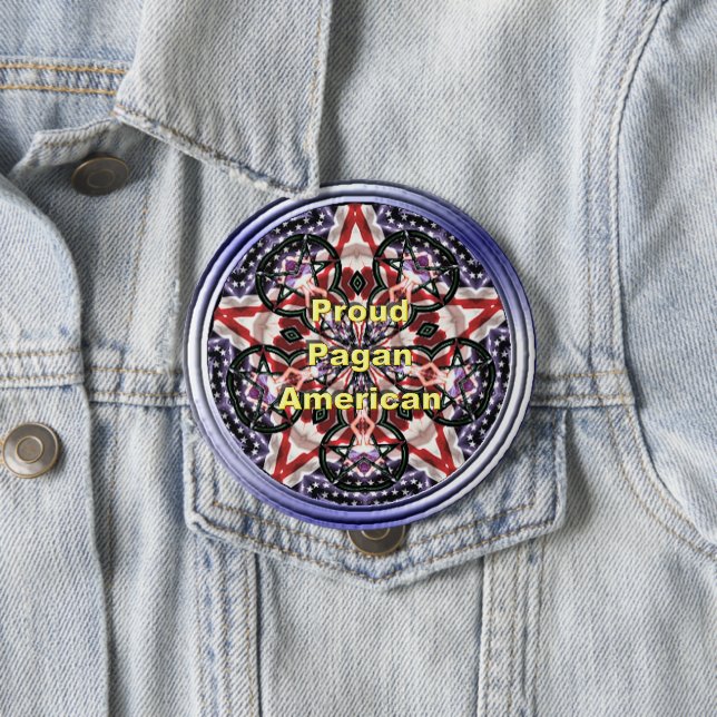 Pagan Patriot Button (In Situ)