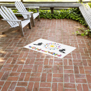 Pagan Prayer Rug Altar Cloth Witchy Queer Pride