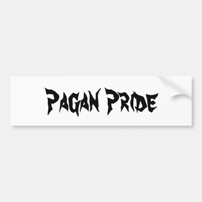 Pagan Pride Bumper Sticker (Front)