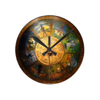 PAGAN SEASONS WALL CLOCK