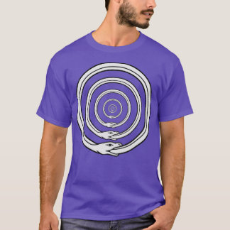 PAGAN SPIRAL RING SNAKE ICONIC FOLK  T-Shirt