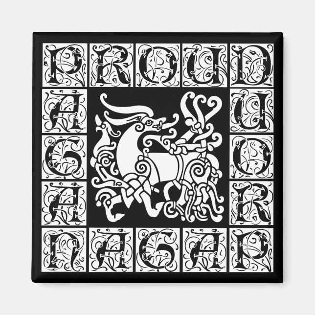 Pagan Stag Magnet (Front)