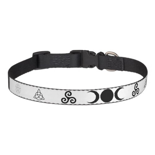 Pagan Symbol Pet Collar