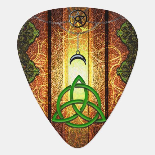 Pagan Tome Dark Magic Spells Wiccan  Witchcraft 1 Guitar Pick