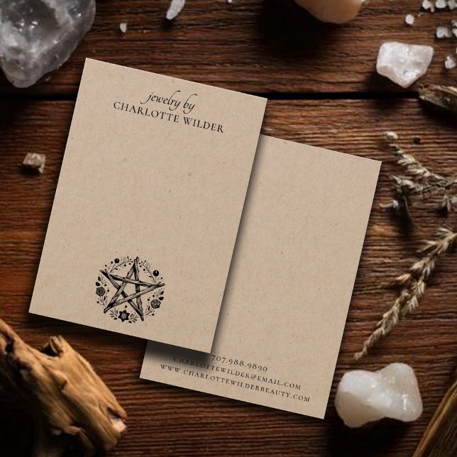 Pagan Wiccan Pentacle Jewelry Earring Kraft (Creator Uploaded)