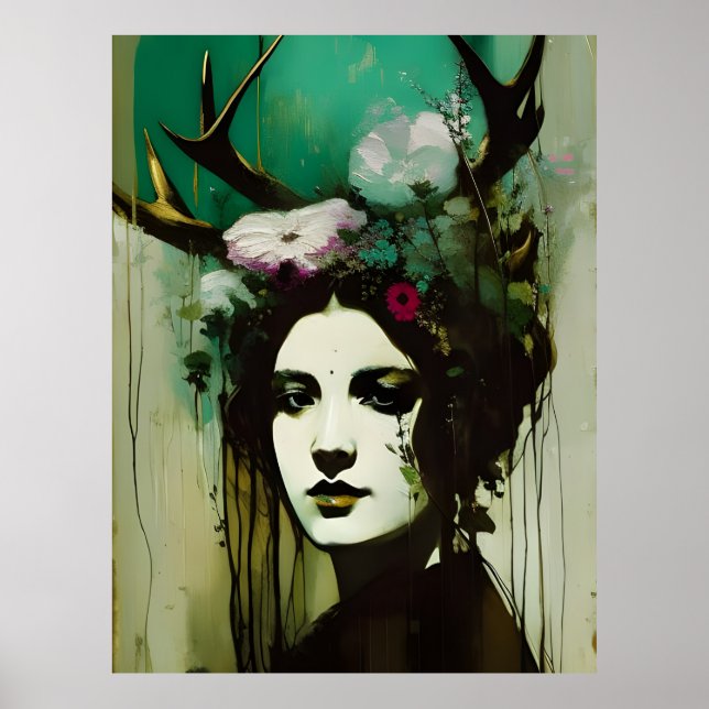 Pagan Woman Painting Poster (Front)
