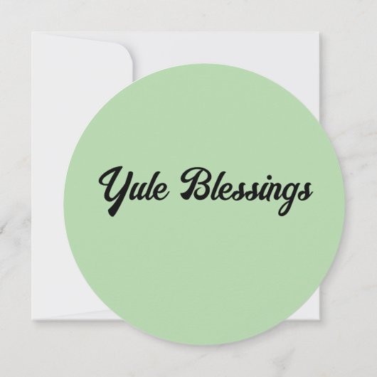 Pagan Yule Pentagram (Back)