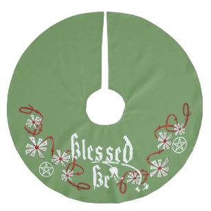 Wicca Christmas Tree Skirts Zazzle