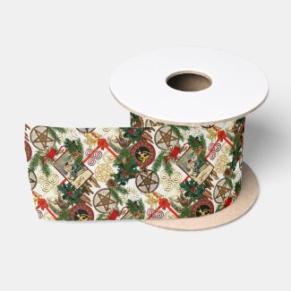 Pagan Yuletide & Vintage Victorian Satin Ribbon