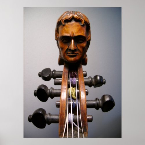 Paganini Scroll Photo _ Customized Poster