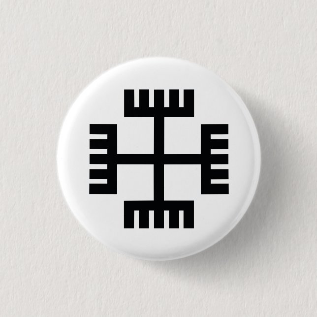 Paganism Religious Symbol Button (Front)