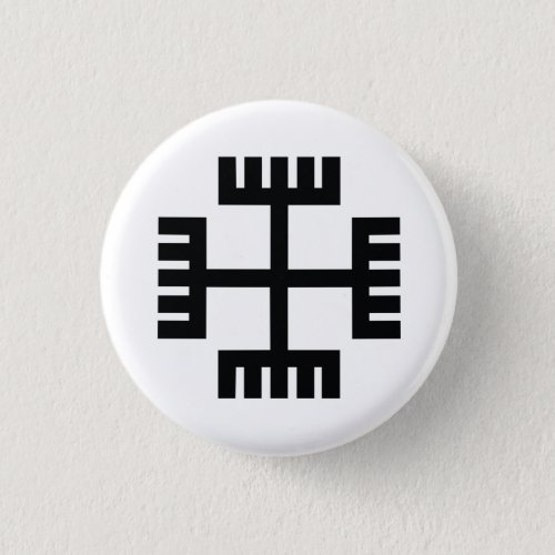 Paganism Religious Symbol Button