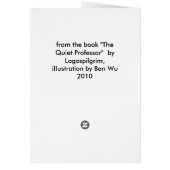 page 5 "The Quiet Professor" Cards (Back)