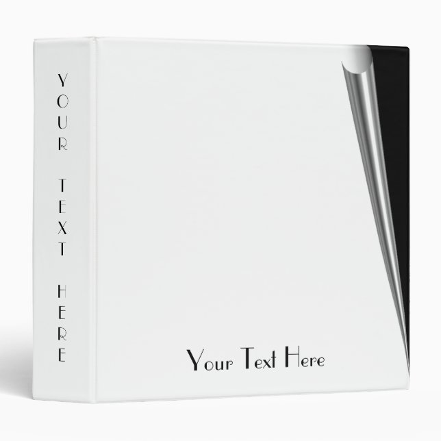 Page Curl Avery Binder (Front/Spine)