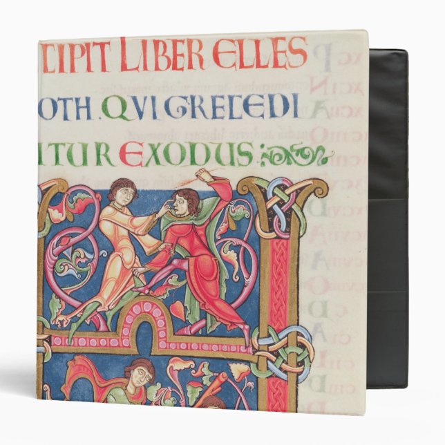 Page from the Winchester Bible, c.1150-80 Binder (Front/Inside)