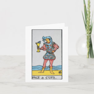 Page of cups from Rider Waite Smith tarot Card