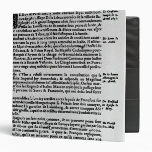 Page of text from 'La Gazette' Binder