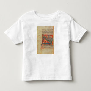 Page of text with an illustration of a griffin toddler t-shirt