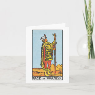 Page of wands - Rider Waite Smith tarot Card