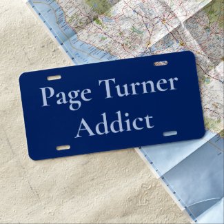 Page Turner Addict Funny Office Blue