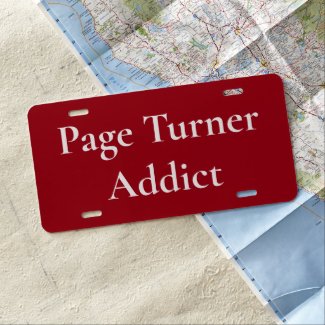 Page Turner Addict Funny Office Red