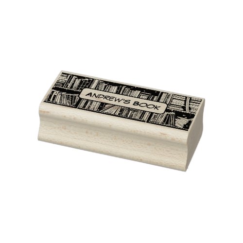 Page_Turning Personalization Custom Anime Library Rubber Stamp