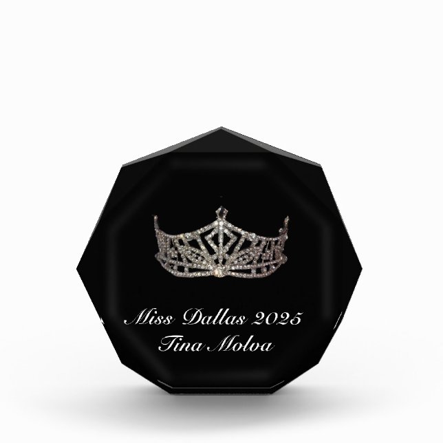 Pageant Acrylic Award (Front)