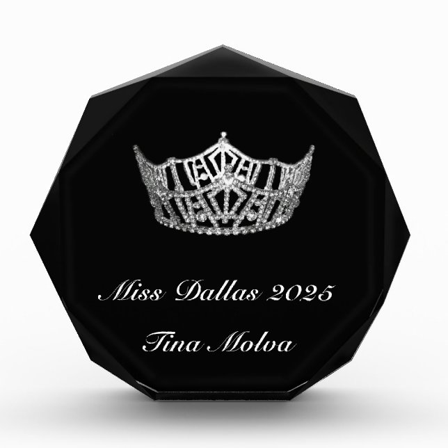 Pageant Acrylic Award (Front)
