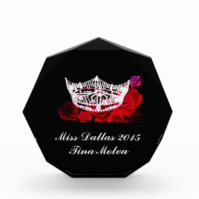 Pageant Acrylic Award (Front)