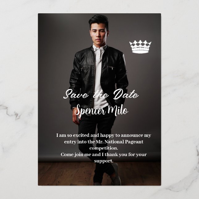 Pageant Announcement (Front)