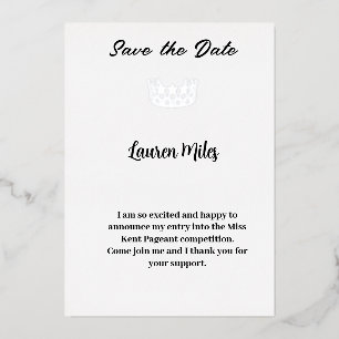 Pageant Announcement