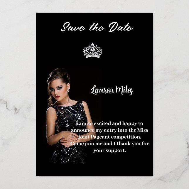 Pageant Announcement (Front)