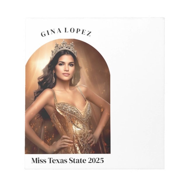 Pageant Autograph Pad (Front)