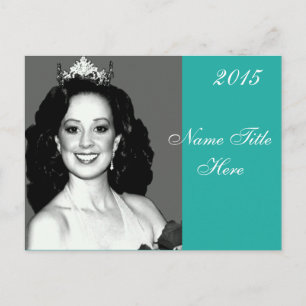 Pageant Autograph Postcard