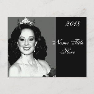 Pageant Autograph Postcard