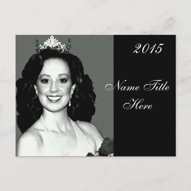 Pageant Autograph Postcard (Front)