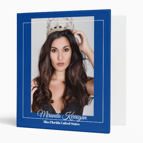 Pageant Binder  Custom Photo Notebook