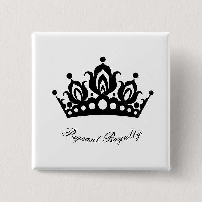Pageant Button Pin (Front)