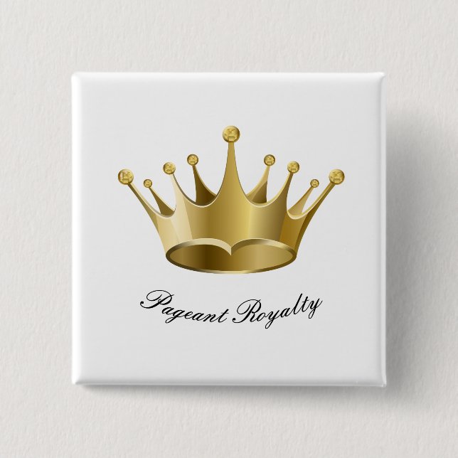 Pageant Button Pin (Front)