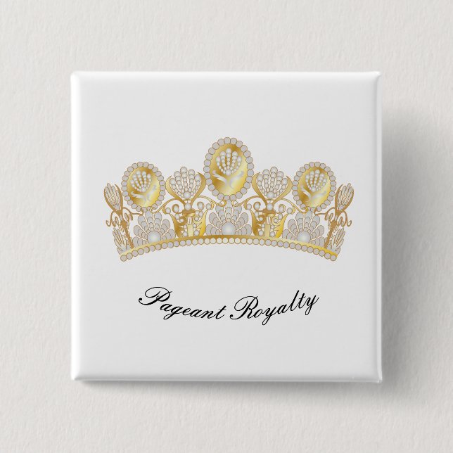 Pageant Button Pin (Front)