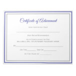 Pageant Certificates-Achievmnt Notepad