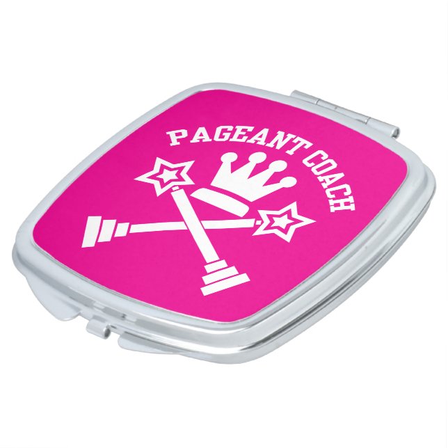 Pageant Coach - Beauty Pageant Compact Mirror (Turned)