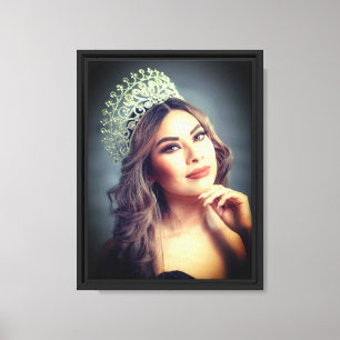 Pageant Create Your Portrait 9x12 Canvas Print