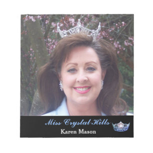 Pageant Crown Autograph Pad