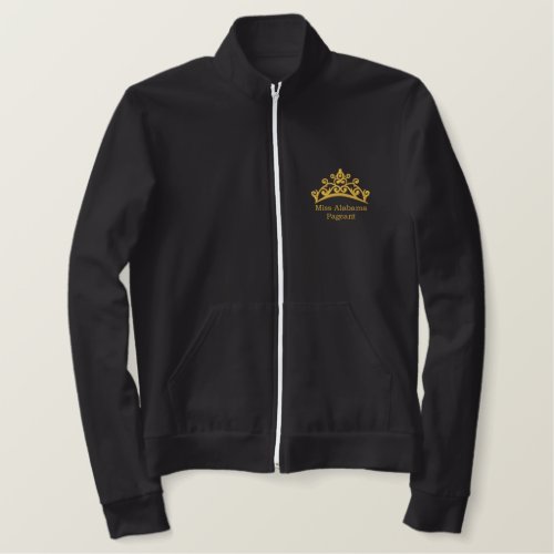 Pageant Crown Embroidered Jacket