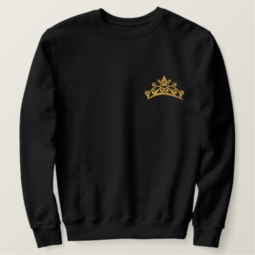 Pageant Crown Embroidered Sweatshirt