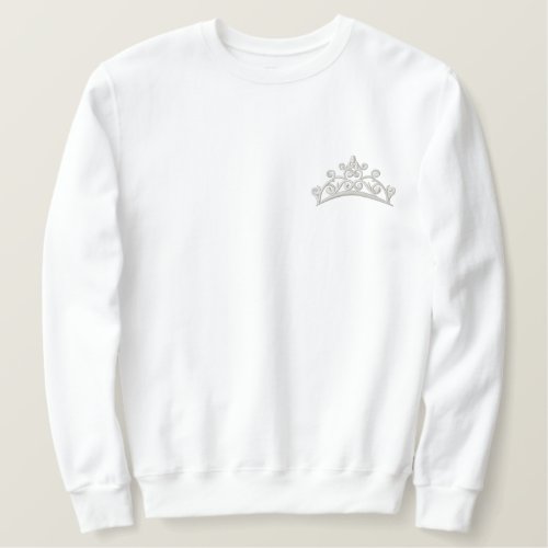 Pageant Crown Embroidered Sweatshirt