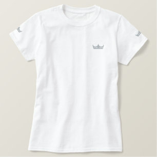 Pageant Crown Embroidered T-Shirt 