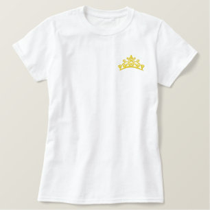 Pageant Crown Embroidered T-Shirt